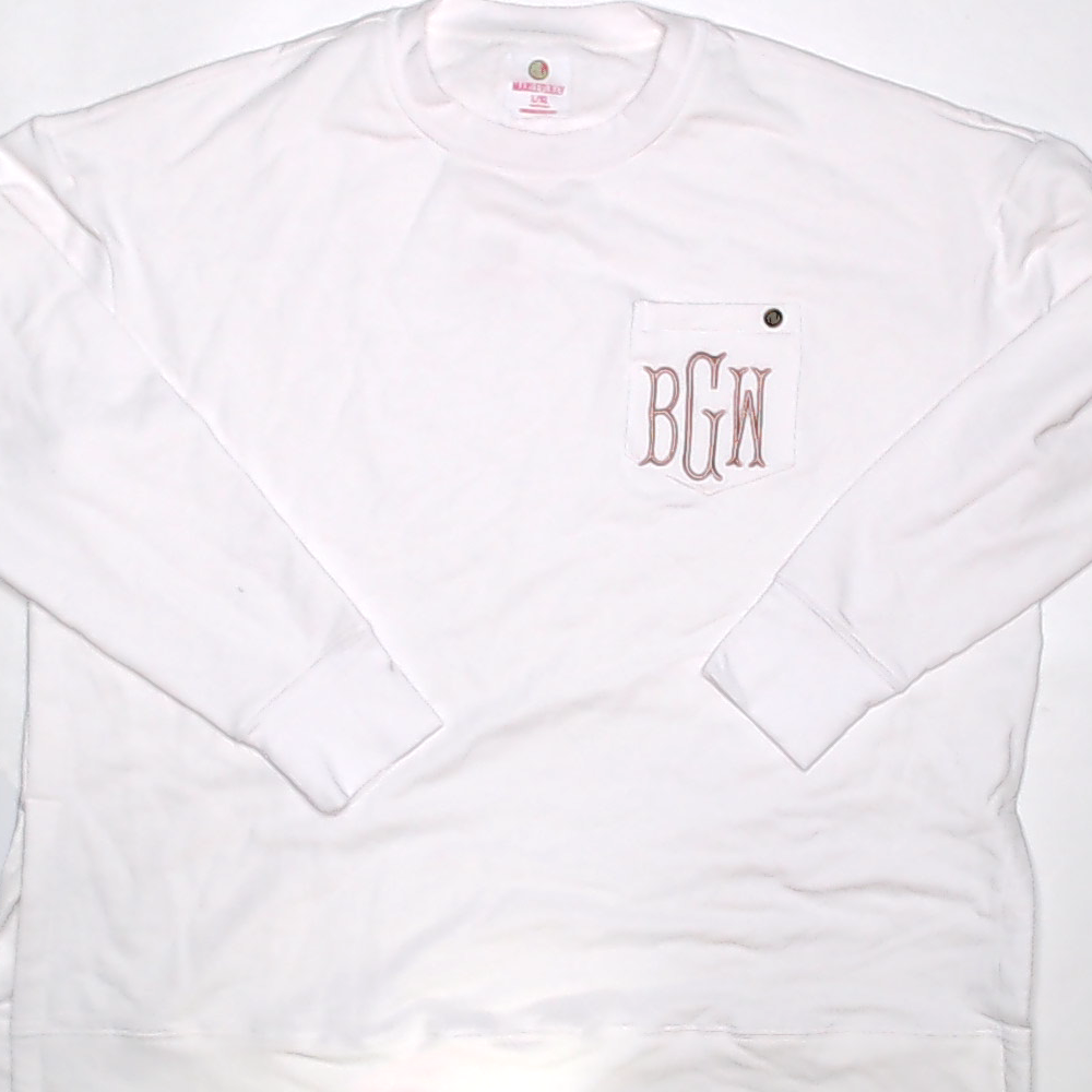 BLOOPER CLOTHING: Monogrammed Crewneck Sweatshirt