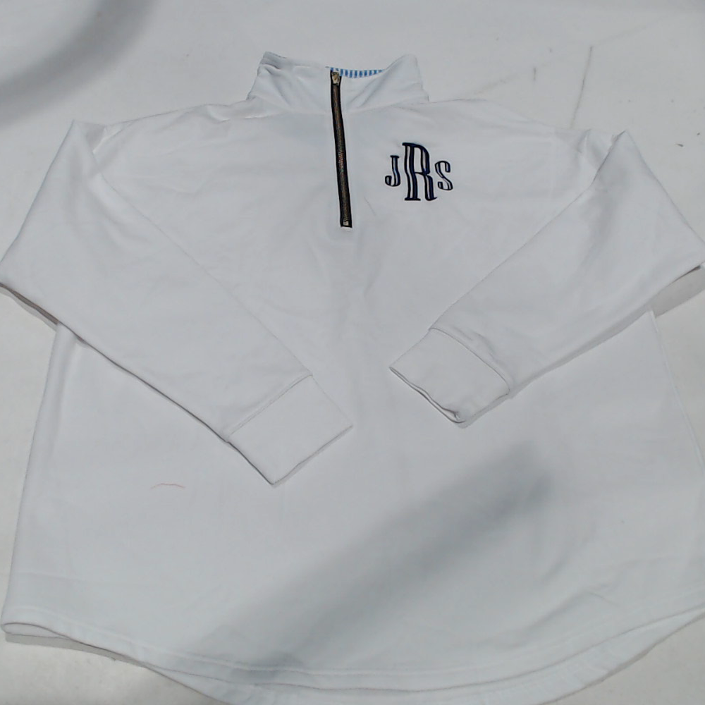 BLOOPER CLOTHING: Monogrammed Quarter Zip Sweatshirt