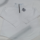 BLOOPER CLOTHING: Monogrammed Quarter Zip Sweatshirt