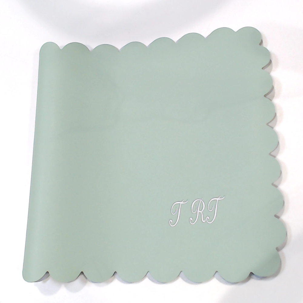 BLOOPER ACCESSORY: Monogrammed Desk Mat