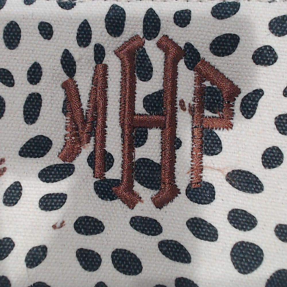 BLOOPER ACCESSORY: Monogrammed Keychain Wallet