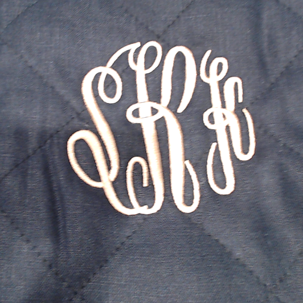 BLOOPER CLOTHING: Monogrammed Reversible Vest