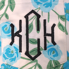 BLOOPER CLOTHING: Monogrammed Short Sleeve Tunic