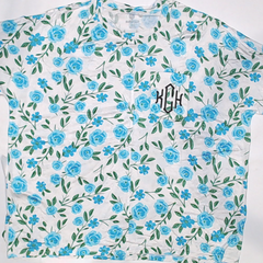 BLOOPER CLOTHING: Monogrammed Short Sleeve Tunic