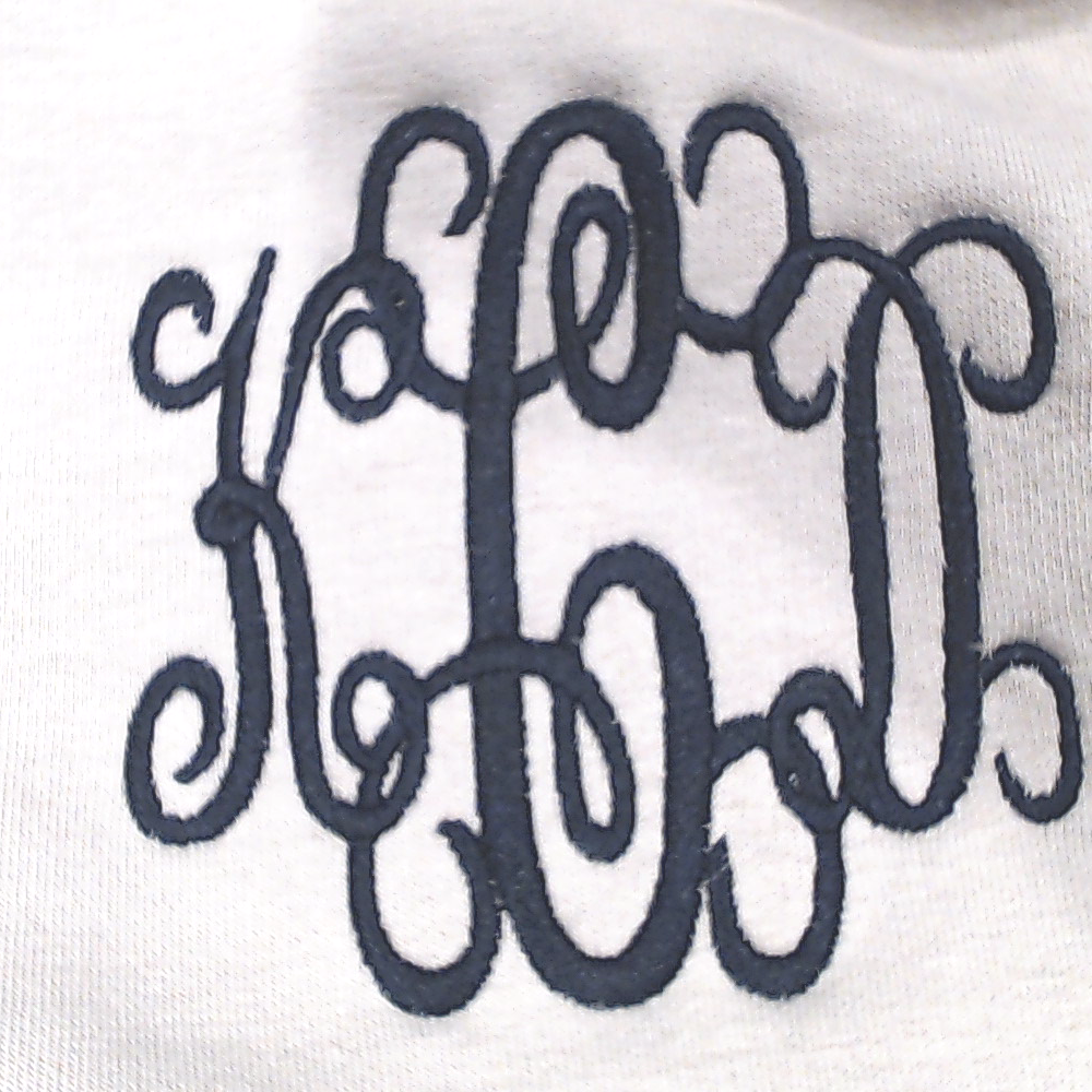 BLOOPER CLOTHING: Monogrammed Quarter Zip Sweatshirt