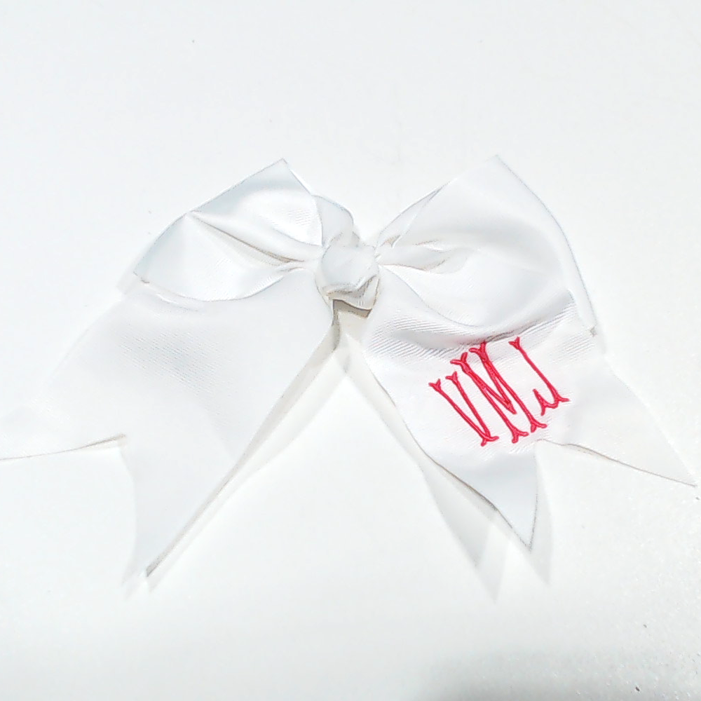 BLOOPER ACCESSORY: Monogrammed Girls Hair Bow