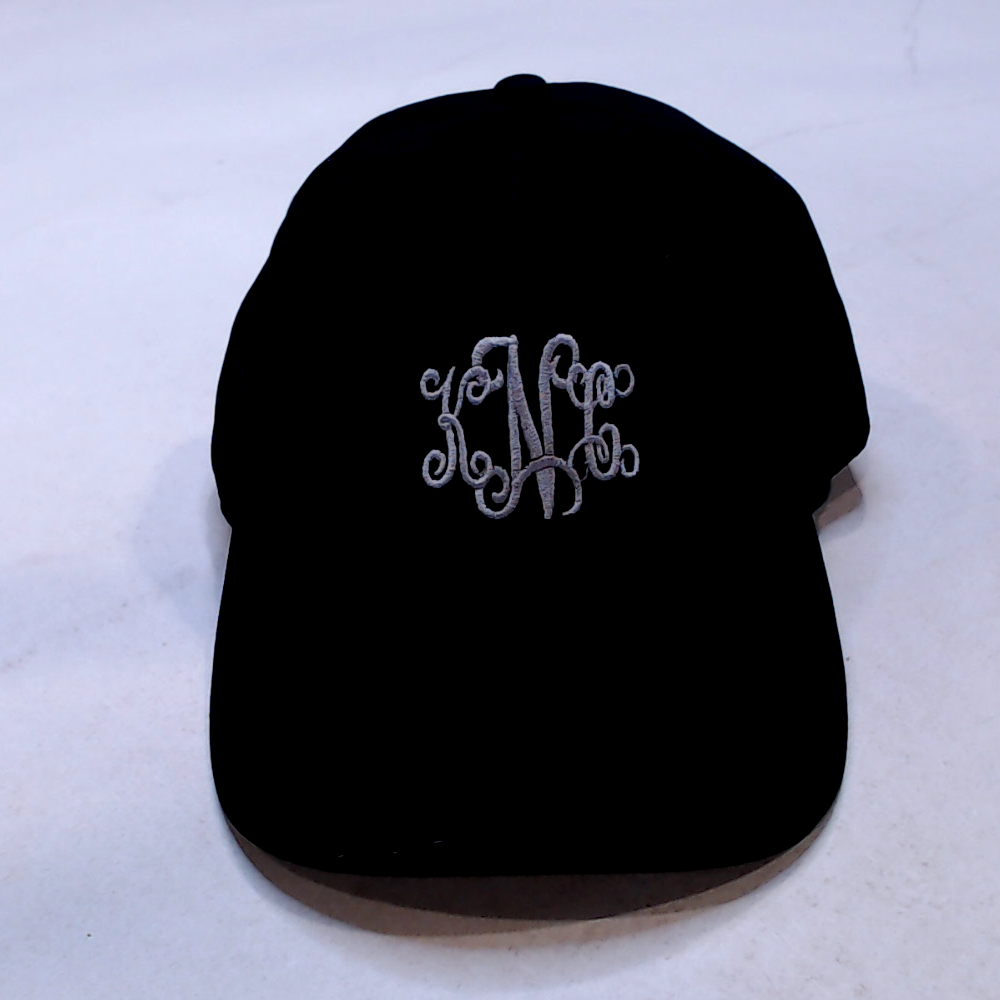 BLOOPER ACCESSORY: Monogrammed Baseball Hat