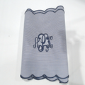 BLOOPER ACCESSORY: Monogrammed Scalloped Table Runner