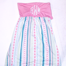 BLOOPER SWIM: Monogrammed Beach Cover Up