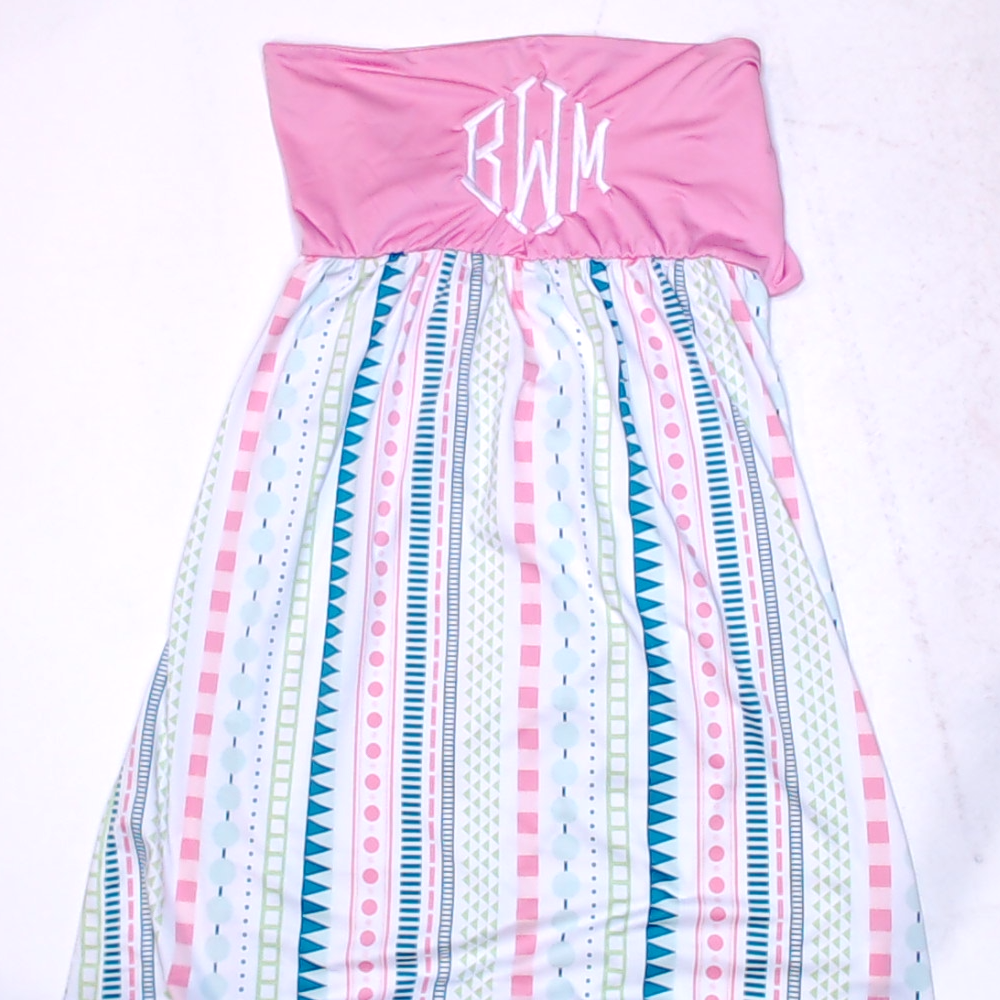 BLOOPER SWIM: Monogrammed Beach Cover Up