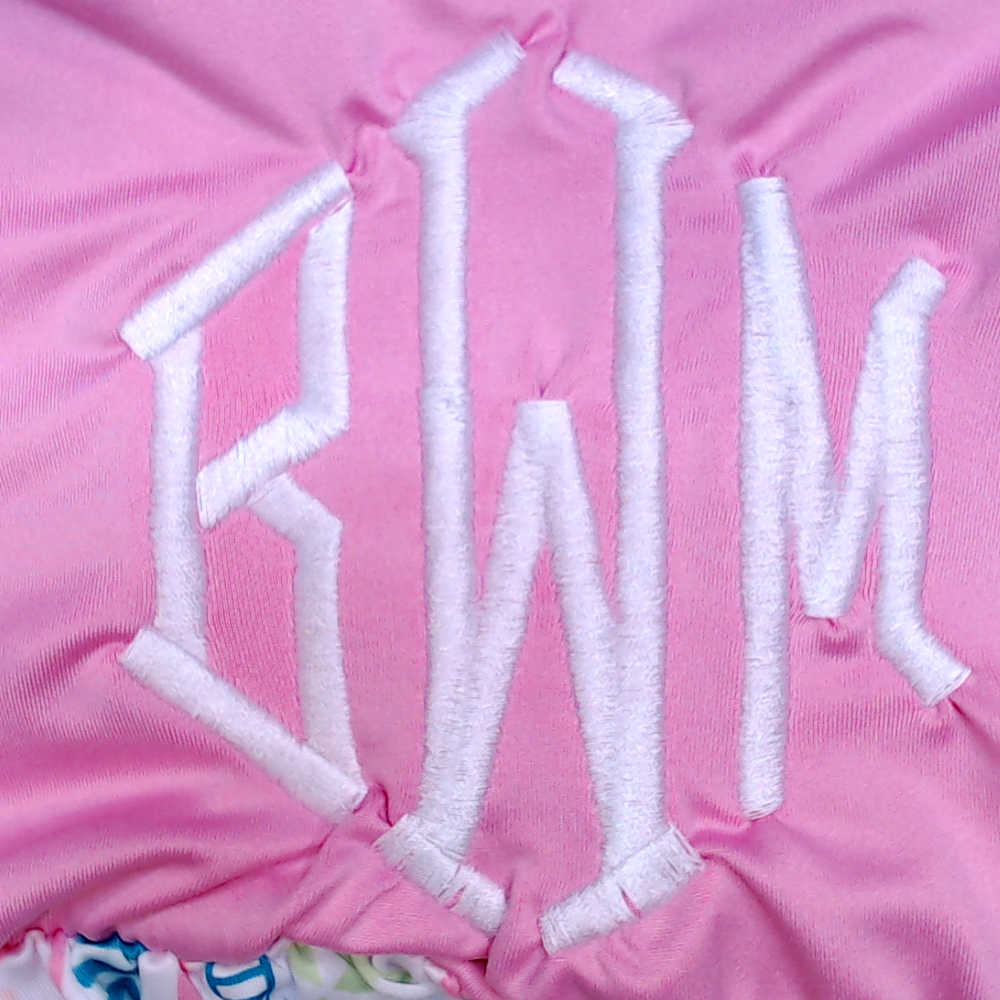 BLOOPER SWIM: Monogrammed Beach Cover Up