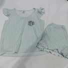 BLOOPER CLOTHING: Monogrammed Ruffle Pajamas