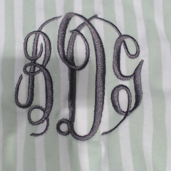 BLOOPER CLOTHING: Monogrammed Ruffle Pajamas