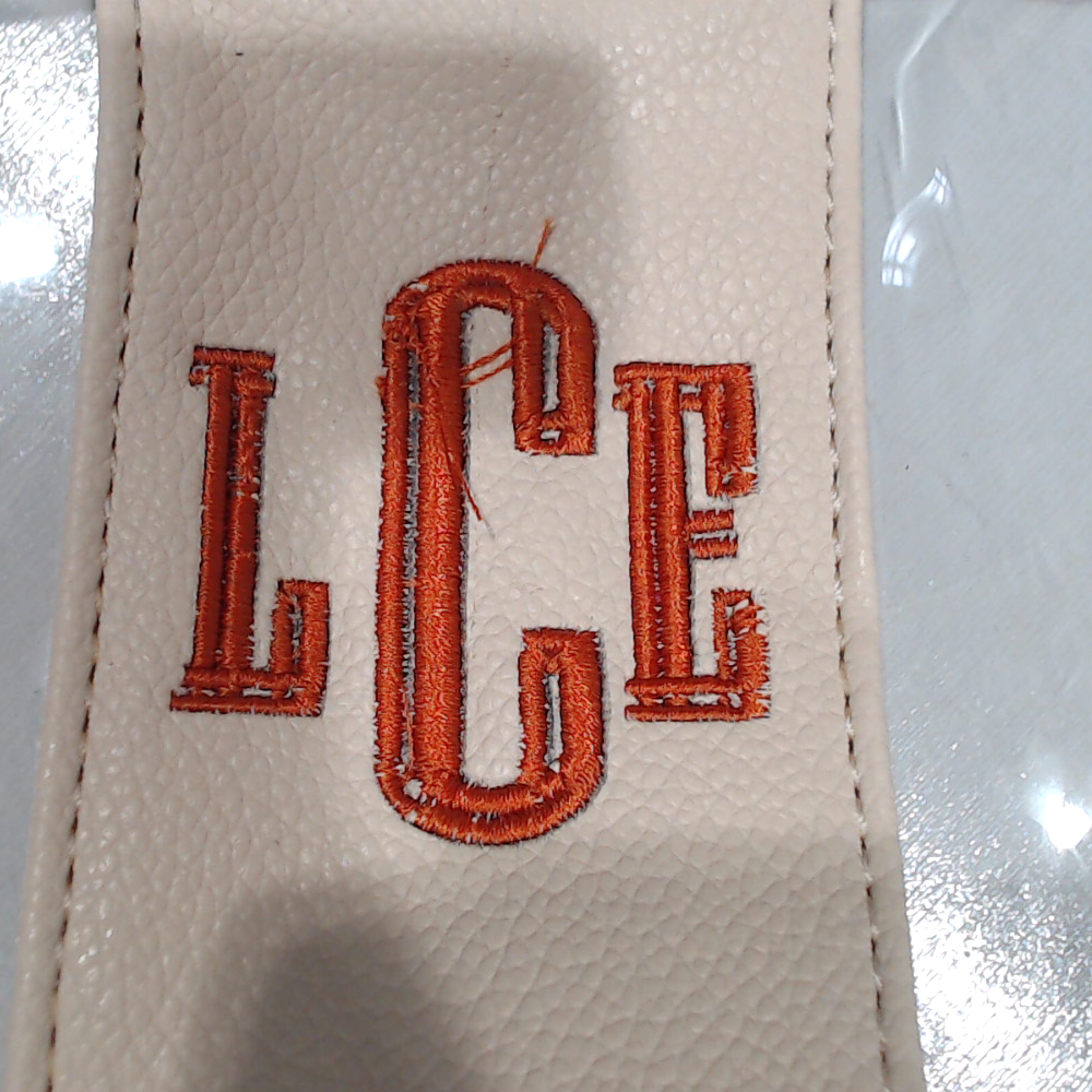 BLOOPER BAG: Monogrammed Clear Stadium Crossbody Bag