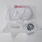 BLOOPER KIDS: Monogrammed Girls Hair Bow