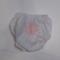 BLOOPER KIDS: Monogrammed White Eyelet Baby Bloomers