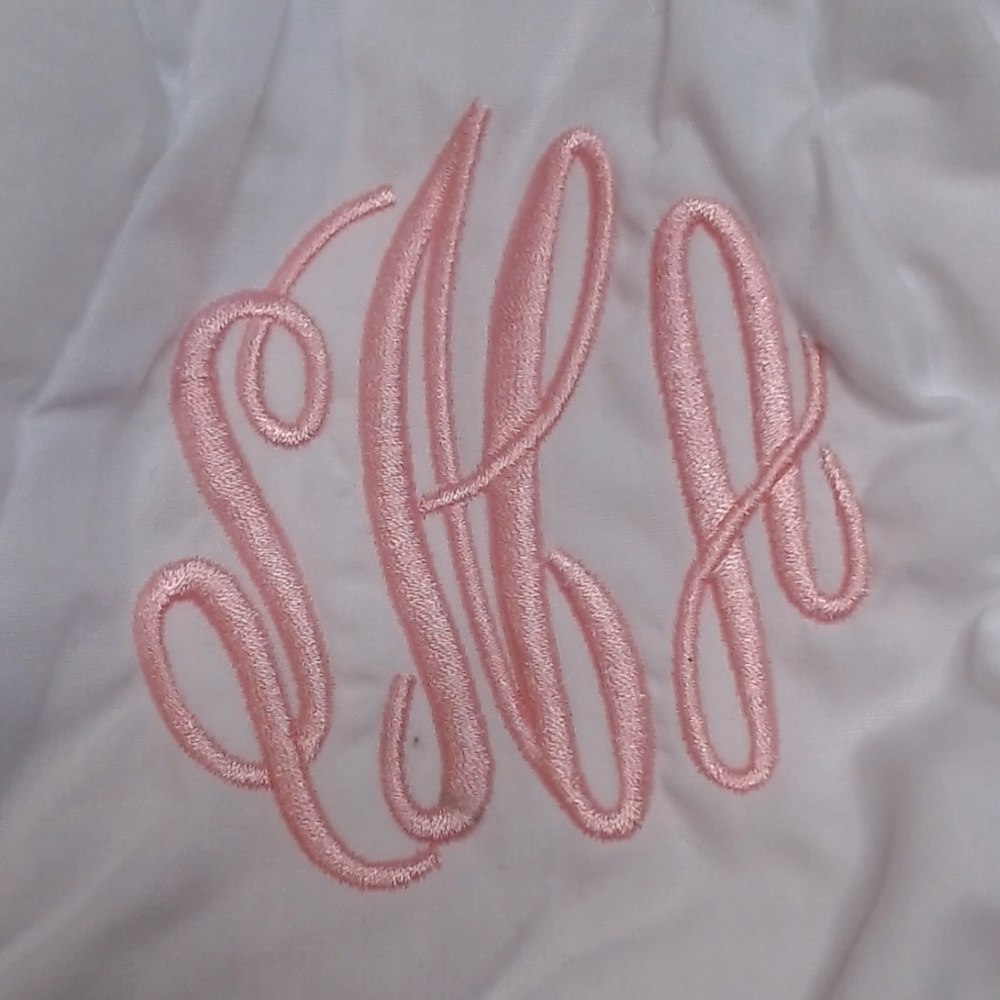 BLOOPER KIDS: Monogrammed White Eyelet Baby Bloomers