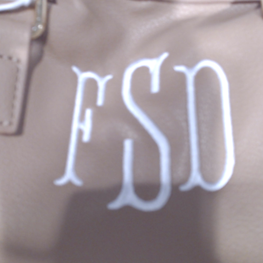 BLOOPER BAG: Monogrammed Harper Handbag