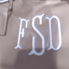 BLOOPER BAG: Monogrammed Harper Handbag