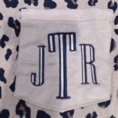 BLOOPER CLOTHING: Monogrammed Pajama Top