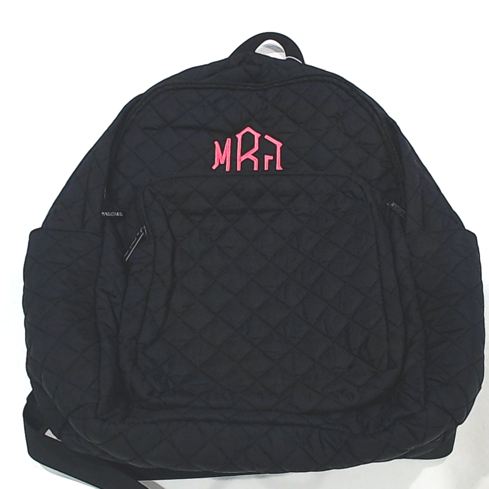 BLOOPER BAG: Monogrammed Quilted Laptop Backpack