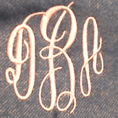 BLOOPER ACCESSORY: Monogrammed Scarf