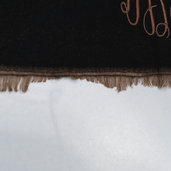 BLOOPER ACCESSORY: Monogrammed Scarf
