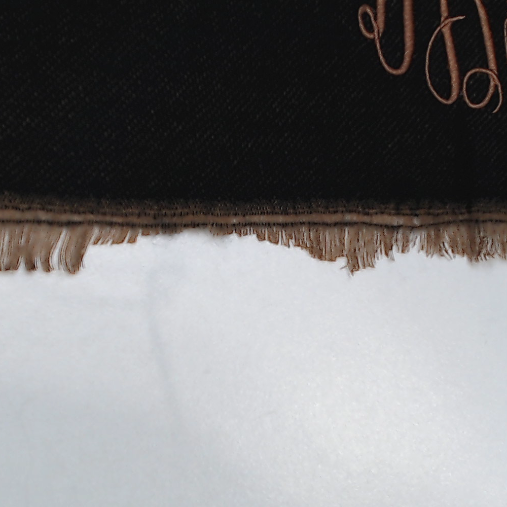 BLOOPER ACCESSORY: Monogrammed Scarf