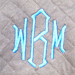 BLOOPER CLOTHING: Monogrammed Quilted Vest