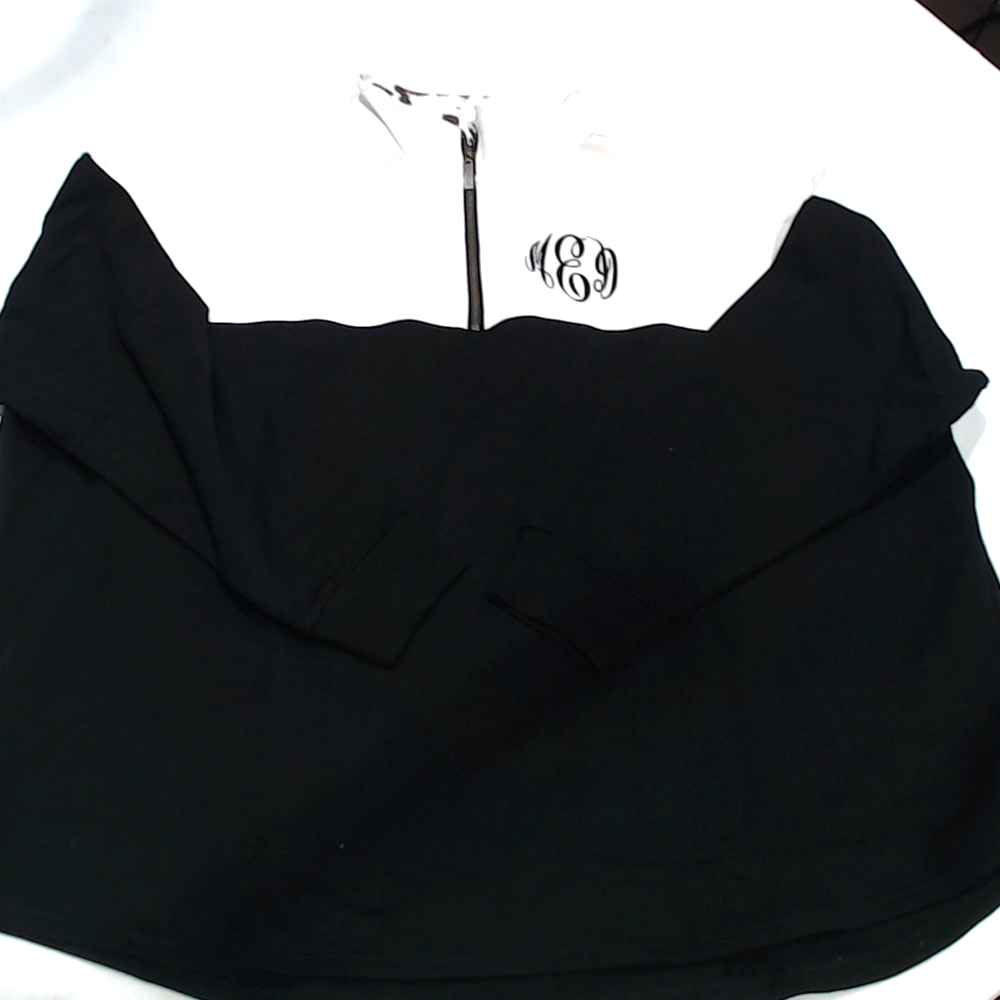 BLOOPER CLOTHING: Monogrammed Quarter Zip Sweatshirt