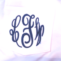 BLOOPER CLOTHING: Monogrammed Colorblock Sweatshirt
