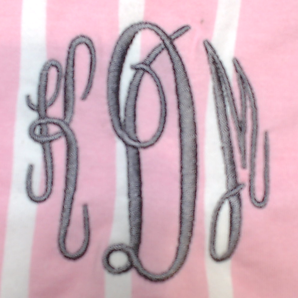 BLOOPER CLOTHING: Monogrammed Ruffle Top