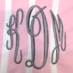BLOOPER CLOTHING: Monogrammed Ruffle Top