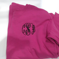 BLOOPER CLOTHING: Monogrammed Open Back Sweatshirt