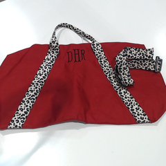 BLOOPER BAG: Monogrammed Weekend Bag