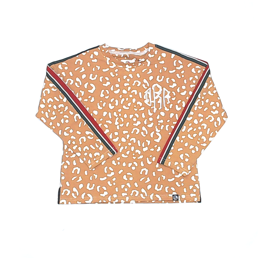 BLOOPER KIDS: Monogrammed Kids Striped Sleeve Shirt