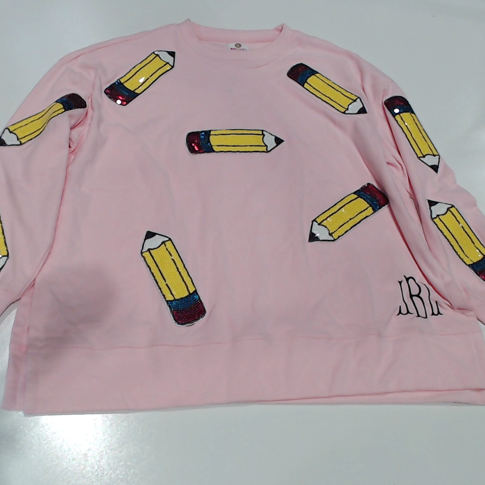 BLOOPER CLOTHING: Monogrammed Sequin Teacher Sweatshirt
