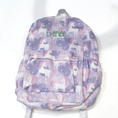 BLOOPER BAG: Monogrammed Kids Basic Backpack