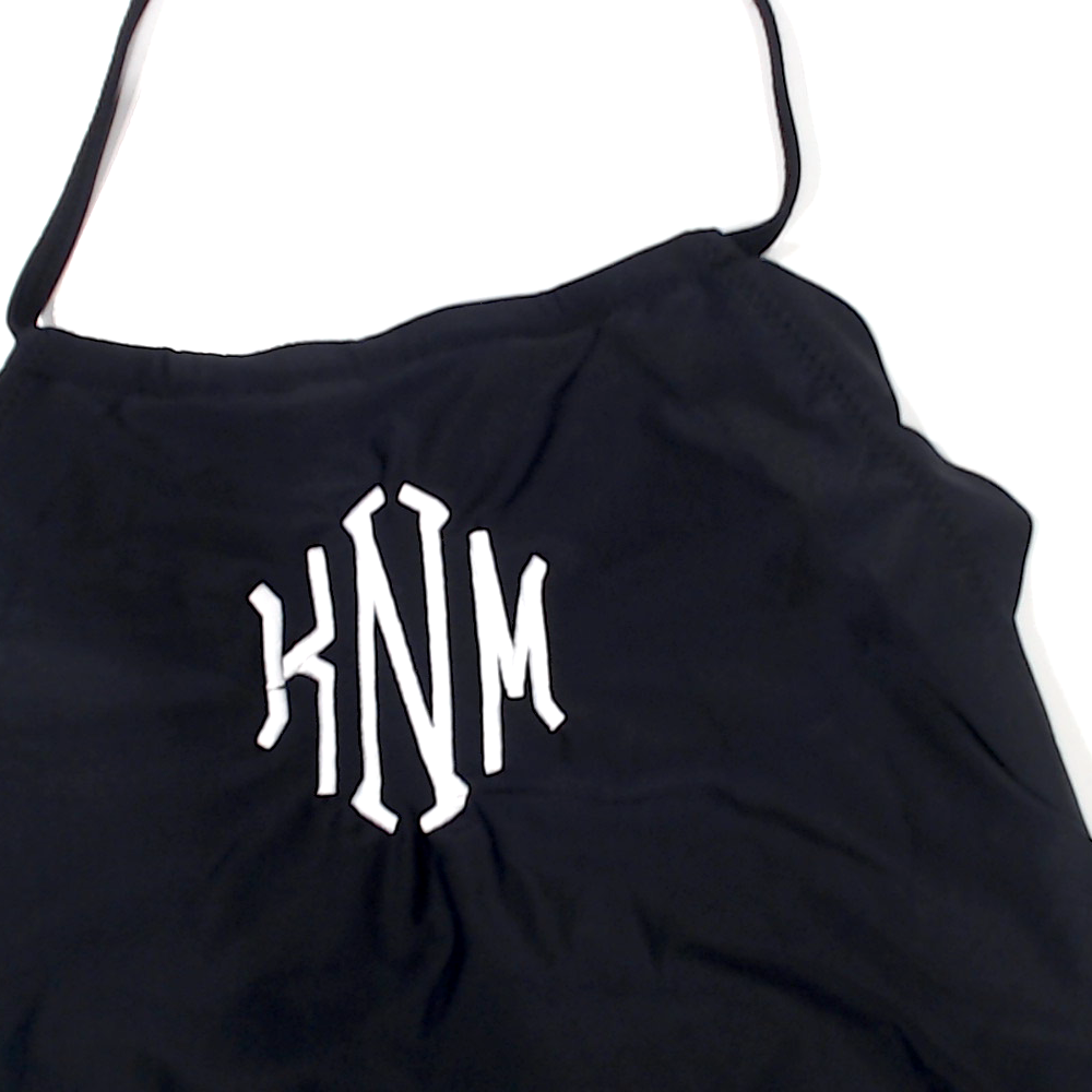 BLOOPER SWIM: Monogrammed High Neck Tankini