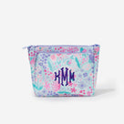 Monogrammed Essentials Pouch | Lavender Blooms