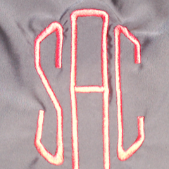 BLOOPER SWIM: Monogrammed Ruched Tankini