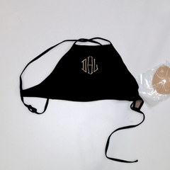 BLOOPER SWIM: Monogrammed High Neck Bikini Top
