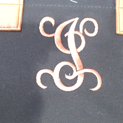 BLOOPER BAG: Monogrammed Upscale Weekender