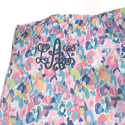 BLOOPER CLOTHING: Monogrammed Rain Poncho