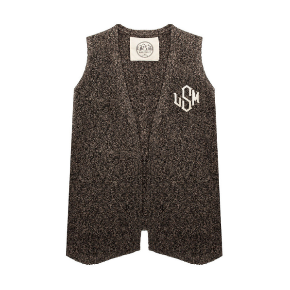 BLOOPER KIDS: Monogrammed Youth Knit Vest