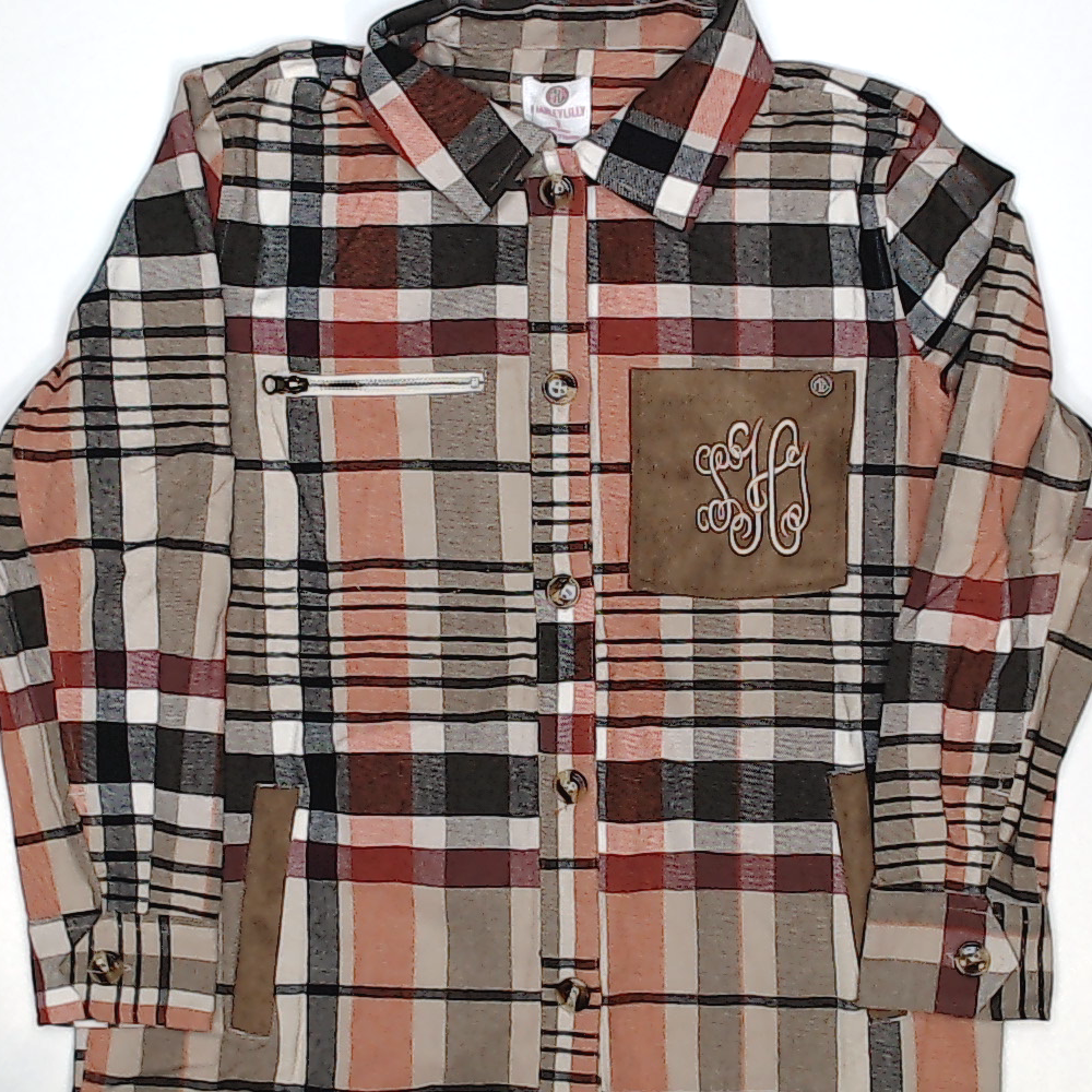 BLOOPER CLOTHING: Monogrammed Shirt Jacket
