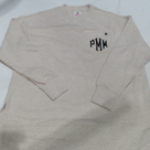 BLOOPER CLOTHING: Monogrammed Crewneck Sweatshirt