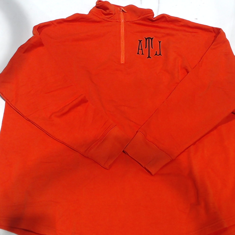 BLOOPER CLOTHING: Monogrammed Quarter Zip Sweatshirt