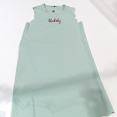 BLOOPER KIDS: Monogrammed Girls Scallop Dress