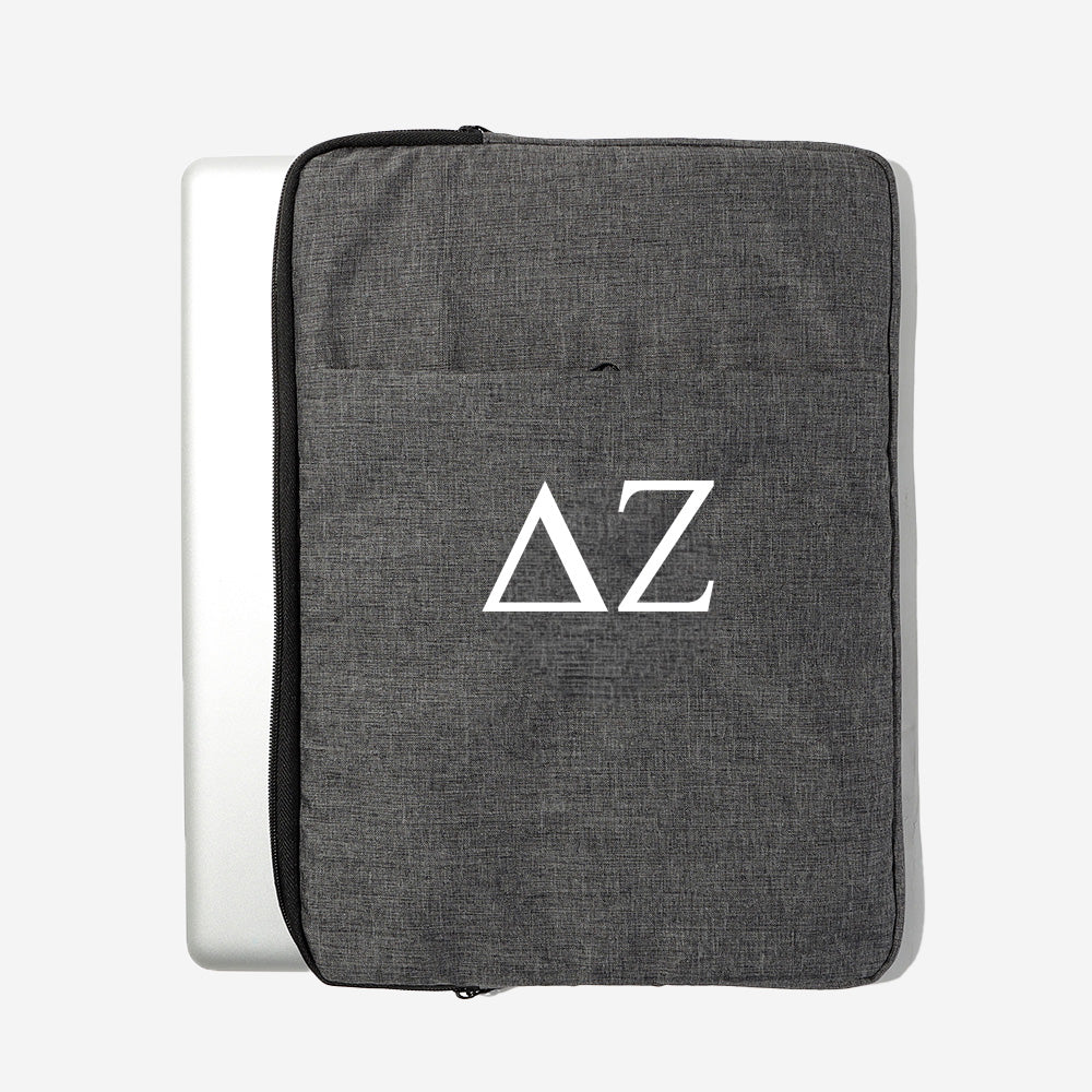 Black Delta Zeta Laptop Sleeve